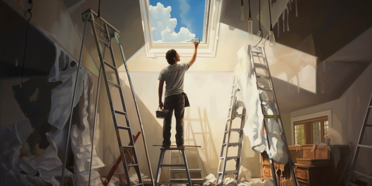 Malowanie sufitu: jak to zrobić profesjonalnie?